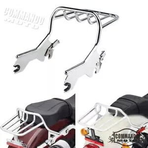 クローム ツーアップ 荷物ラック ハーレー ソフテイル FLDE FLHC FLHCS FLSL FXBB 2018-up用 Chrome Two-up Luggage Rack For Harley Softail FLDE FLHC FLHCS FLSL FXBB 2018-up 【並行輸入品】｜カスタムパーツ WORLD倉庫