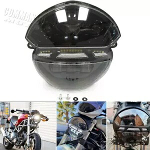 Ducati モンスター 696 795 796 1100S 1100 EVO オートバイ LED ヘッドライトアセンブリ For Ducati Monster 696 795 796 1100S 1100 EVO Motorcycle LED Headlight Assembly 【並行輸入品】