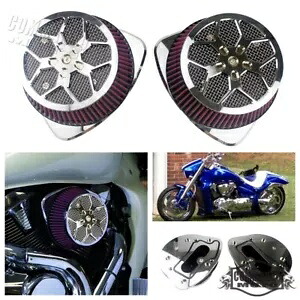 デュアルエアフィルターキットスズキブルバード M109R VZR1800 M1800 イントルーダー 2006-2019 Dual Air Filter Kit For Suzuki Boulevard M109R VZR1800 M1800 Intruder 2006-2019 【並行輸入品】