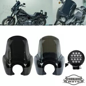ヘッドライトフェアリング + フロントガラス + ハーレーローライダー S FXLRS 2020-22 用ヘッドライト Headlight Fairing + Windshield + Headlight for Harley Low Rider S FXLRS 2020-22 【並行輸入品】
