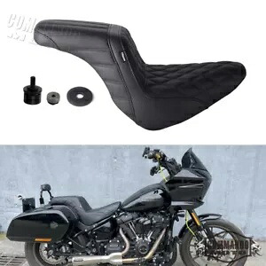 ハーレーローライダー ST FXLRST FXLRS FLSB 2018-2024 快適なスタイル 2 アップシート For Harley Low Rider ST FXLRST FXLRS FLSB 2018-2024 Comfortable Style 2-Up Seat 【並行輸入品】