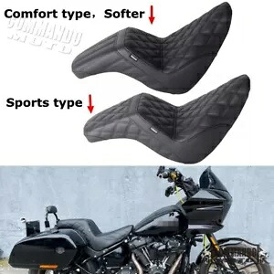 ハーレーローライダー ST FXLRST FXLRS 2018-2024 クラブスタイル LS 2 ステップゲルパッドシート For Harley Low Rider ST FXLRST FXLRS 2018-2024 Club Style LS 2-Step Gel Pad Seat 【並行輸入品】｜カスタムパーツ WORLD倉庫