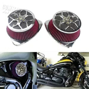 スズキブルバード M109R VTR1800 VLR1800 2006-2019 ビッグ吸盤デュアルエアフィルター For Suzuki Boulevard M109R VTR1800 VLR1800 2006-2019 Big Sucker Dual Air Filter 【並行輸入品】|カスタムパーツ WORLD倉庫