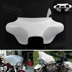 バットウィング フェアリング フロントガラス キット スピーカーカットアウト付き ハーレーロードキング 1994-2022用 Batwing Fairing Windshield Kit w/ Speaker Cut Out For Harley Road King 1994-2022 【並行輸入品】 75,625円
