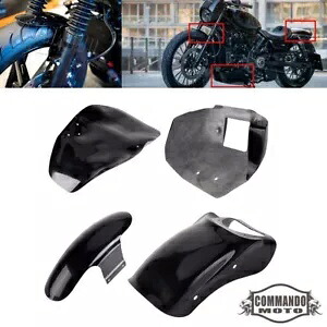 ハーレーナイトスター 975 RH975 2022-2023 シートプレートフェンダーセットあごフェアリングキット For Harley Nightster 975 RH975 2022-2023 Seat Plate Fender Set Chin Fairing Kit 【並行輸入品】