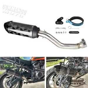 ハーレーパンアメリカ 1250 RA1250 RA1250S カーボンファイバーエキゾーストマフラーシステム用 For Harley Pan America 1250 RA1250 RA1250S Carbon Fiber Exhaust Muffler System 【並行輸入品】