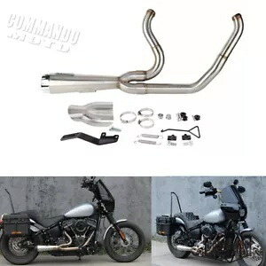 2018-2024 ハーレーストリートボブ FXBB FXBBS ローライダー S ST 2-into-1 排気パイプ用 For 2018-2024 Harley Street Bob FXBB FXBBS Low Rider S ST 2-into-1 Exhaust Pipe 【並行輸入品】