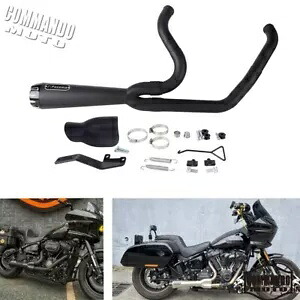 2018-2024 ハーレー ローライダー ST FXLRST FXLRS 2-into-1 排気システム マフラー用 For 2018-2024 Harley Low Rider ST FXLRST FXLRS 2-into-1 Exhaust System Muffler 【並行輸入品】