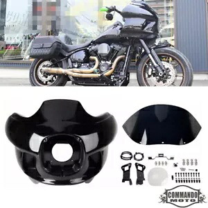 ハーレー ローライダー S FXLRS FXLRST FLSB 2018-2024 アッパーフェアリング マウントキット付き For Harley Low Rider S FXLRS FXLRST FLSB 2018-2024 Upper Fairing w/ Mount Kit 【並行輸入品】