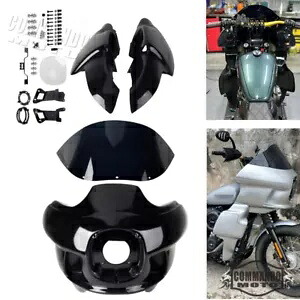 アッパーロワーレッグフェアリングキット ハーレーストリートボブ FXBBS ローライダー FXLRS 2018-24用 Upper Lower Leg Fairing Kit For Harley Street Bob FXBBS Low Rider FXLRS 2018-24 【並行輸入品】