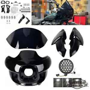 クラブスタイル ヘッドライトフェアリングキット ハーレーソフテイル FXLRS ST FXBBS FXFBS 2018-23用 Club Style Headlight Fairing Kit for Harley Softail FXLRS ST FXBBS FXFBS 2018-23 【並行輸入品】