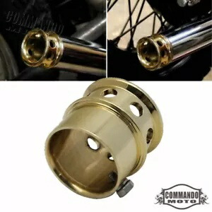 楽天市場】ハーレー用 マフラーエンド チップ キャップ 真鍮製 ブラス