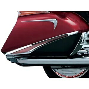 Kuryakyn サドルバッグ アクセント Swoop (LED 付き)ホンダ ゴールドウィング用ライト - 3232 Kuryakyn Saddlebag Accent Swoop With L.E.D. Lights For Honda Goldwing - 3232 【並行輸入品】