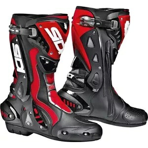 Sidi ST レース ブーツ、ブラック/レッド - 全サイズ Sidi ST Race Boots, Black/Red - All Sizes 【並行輸入品】｜カスタムパーツ WORLD倉庫