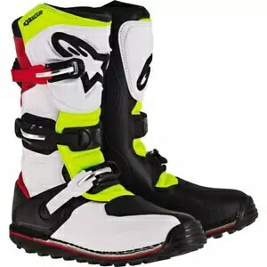Alpinestars Tech-T ブーツ - ホワイト/ブラック/レッド/イエロー、全サイズ Alpinestars Tech-T Boots - White/Black/Red/Yellow, All Sizes 【並行輸入品】