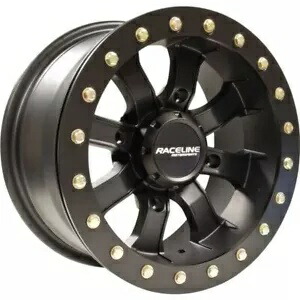 Raceline マンバ ブラックアウト ビードロック ホイール-14x8、4/137、4+4-A71B-48037-44 Raceline Mamba Blackout Beadlock Wheel-14x8, 4/137, 4+4-A71B-48037-44 【並行輸入品】