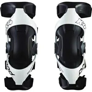 POD K4 2.0 ニーブレース ペア - ホワイト/ブラック、全サイズ POD K4 2.0 Knee Brace Pair - White/Black, All Sizes 【並行輸入品】｜カスタムパーツ WORLD倉庫