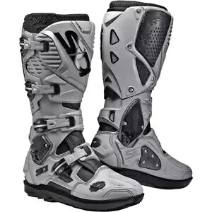 Sidi Crossfire 3 SR 限定版ブーツ、グレー/ブラック - 全サイズ Sidi Crossfire 3 SR Limited Edition Boots, Grey/Black - All Sizes 【並行輸入品】｜カスタムパーツ WORLD倉庫