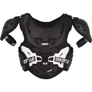 ブラック/ホワイト Leatt 5.5 Pro HD ユース チェスト プロテクター Black/White Leatt 5.5 Pro HD Youth Chest Protector 【並行輸入品】