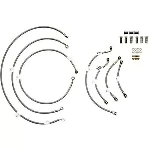 Galfer ステンレススチール製フロントおよびリアブレーキラインキット - FK003D813-5 Galfer Stainless Steel Front And Rear Brake Line Kit - FK003D813-5 【並行輸入品】