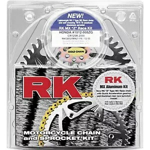 RK - 2067-930W - OE チェーンとスプロケットキット、スチールリアスプロケット - 非ゴールドチェーン RK - 2067-930W - OE Chain and Sprocket Kit, Steel Rear Sprocket - Non-Gold Chain 【並行輸入品】
