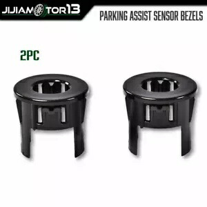 ペアパーキングアシストセンサーベゼル 14-18 ダッジラム 1500 アウターフロント/リアに適合 Pair Parking Assist Sensor Bezels Fit For 14-18 Dodge Ram 1500 Outer Front/Rear 【並行輸入品】