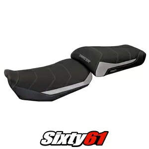 ヤマハ トレーサー 900 2015 2016 2017 シートカバー Tappezzeria コンフォート シルバー ブラック Yamaha Tracer 900 2015 2016 2017 Seat Cover Tappezzeria Comfort Silver Black 【並行輸入品】