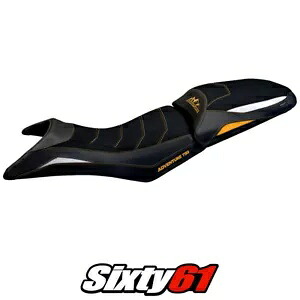 KTM 790 Adventure S 2019 2020 シートカバー Tappezzeria Ultragrip ホワイト オレンジ KTM 790 Adventure S 2019 2020 Seat Cover Tappezzeria Ultragrip White Orange 【並行輸入品】｜カスタムパーツ WORLD倉庫