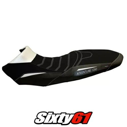 KTM 1050 アドベンチャー 2015 2016 シートカバー Tappezzeria コンフォート ホワイト ブラック KTM 1050 Adventure 2015 2016 Seat Cover Tappezzeria Comfort White Black 【並行輸入品】