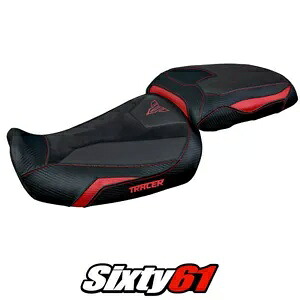 ヤマハ トレーサー 9 9GT 2021-2023 2024 シートカバー Tappezzeria Ultragrip レッド ブラック Yamaha Tracer 9 9GT 2021-2023 2024 Seat Cover Tappezzeria Ultragrip Red Black 【並行輸入品】