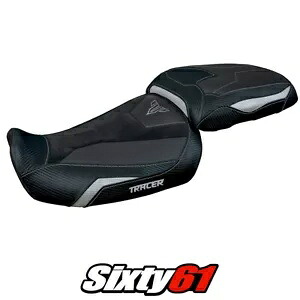 ヤマハ トレーサー 9 9GT 2021-2023 2024 シートカバー Tappezzeria ウルトラグリップ シルバー ブラック Yamaha Tracer 9 9GT 2021-2023 2024 Seat Cover Tappezzeria Ultragrip Silver Black 【並行輸入品】