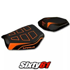 KTM 1390 スーパーデューク R 2024 シートカバー Tappezzeria ウルトラグリップ オレンジ ブラック KTM 1390 Super Duke R 2024 Seat Cover Tappezzeria Ultragrip Orange Black 【並行輸入品】
