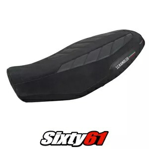Ducati スクランブラー 800 2023-2024 シートカバー Tappezzeria ベルベットルック ブラック Ducati Scrambler 800 2023-2024 Seat Cover Tappezzeria Velvet Look Black 【並行輸入品】