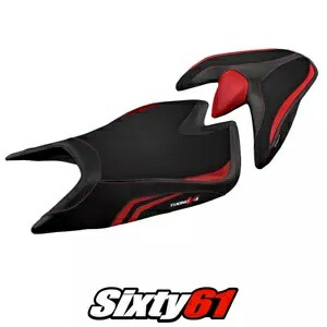 Aprilia Tuono V4 2021 2022 2023 2024 シートカバー Tappezzeria レッド ブラック Aprilia Tuono V4 2021 2022 2023 2024 Seat Cover Tappezzeria Red Black 【並行輸入品】