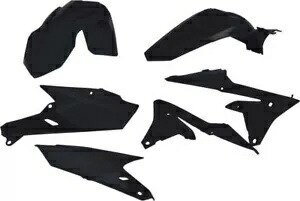 Acerbis ブラックプラスチックキットヤマハ YZ 250 F 450 F 14-17 2374180001 Acerbis Black Plastic Kit For Yamaha YZ 250 F 450 F 14-17 2374180001 【並行輸入品】