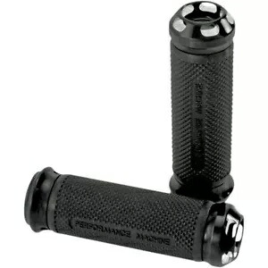 パフォーマンスマシン PM コントラスト アペックス ハンド グリップ ハーレー ケーブル スロットル ブラック Performance Machine PM Contrast Apex Hand Grips Harley Cable Throttle Black 【並行輸入品】