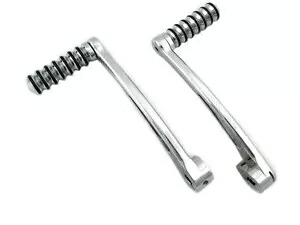 V-Twin ハーレーダビッドソン用クローム ヒール トゥ シフター レバー セット Chrome Heel Toe Shifter Lever Set for Harley Davidson by V-Twin 【並行輸入品】