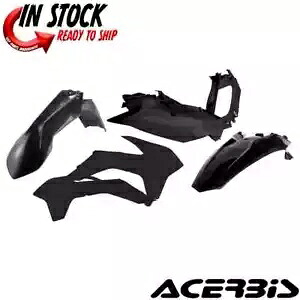 Acerbis ブラックプラスチックキット KTM EXC-F XCF-W XCW 14-16 2374130001 Acerbis Black Plastic Kit For KTM EXC-F XCF-W XCW 14-16 2374130001 【並行輸入品】
