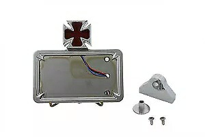 V-Twin 製ハーレーダビッドソン用クロームビレット水平テールランプキット Chrome Billet Horizontal Tail Lamp Kit for Harley Davidson by V-Twin 【並行輸入品】