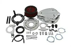 V-Twin サイレン エア クリーナー アセンブリ クローム 34-1529 V-Twin Siren Air Cleaner Assembly Chrome 34-1529 【並行輸入品】