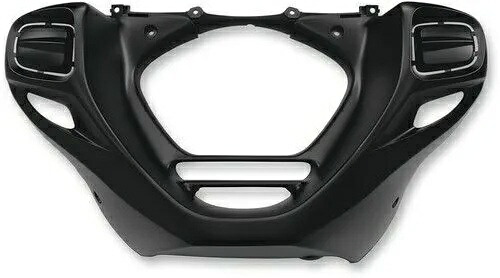 ショークローム 角型フォグランプ用 ブラック ロワーカウル GL1800 ゴールドウイング 52-908BK Show Chrome 52-908BK Black Lower Cowl for Rectangular Fog Lights GL1800 Goldwing 【並行輸入品】