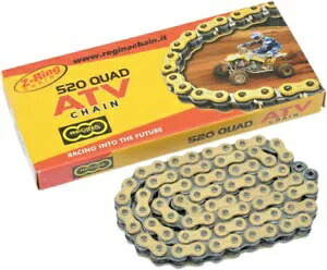 REGINA 520 クアッドシリーズ Zリングチェーン(ゴールド) 120リンク REGINA 520 Quad Series Z-Ring Chain (Gold) 120 Links 【並行輸入品】