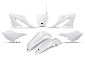 UFO ホワイトプラスチックキット ヤマハ用: YZ125 (2022-2023)、YZ125 モンスターエナジーエディション... UFO White Plastic Kit for Yamaha: YZ125 (2022-2023), YZ125 Monster Energy Edi... 【並行輸入品】
