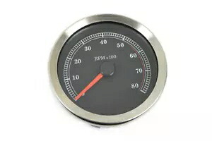 4 ブラック電子タコメーターはハーレーダビッドソン 39-0984 V ツインに適合します。 4 Black Electronic Tachometer fits Harley-Davidson 39-0984 V-Twin 【並行輸入品】