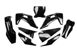 ハスクバーナ用 UFO ブラック プラスチック キット: FC250 (2019-2022)、FC350 (2019-2022)、FC... UFO Black Plastic Kit for Husqvarna: FC250 (2019-2022), FC350 (2019-2022), FC... 【並行輸入品】