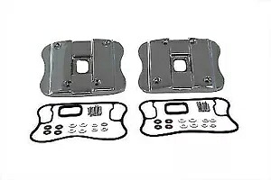 V-Twin ハーレーダビッドソン用クロームトップロッカーボックスカバー Chrome Top Rocker Box Cover for Harley Davidson by V-Twin 【並行輸入品】