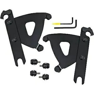 Memphis Shades M.S 用ブラック取り付け金具ロードウォリアーフェアリング Memphis Shades Black Mounting Hardware for M.S. Road Warrior Fairing 【並行輸入品】