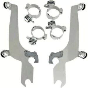 Memphis Shades スポーツシールド フロントガラス取り付けキット ハーレー FXST ソフテイル 86-10 Memphis Shades Sportshield Windshield Mounting Kit Harley FXST Softaill 86-10 【並行輸入品】