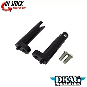Drag Specialty 1620-1057 ブラック パッセンジャー フットペグ マウント ハーレー ツーリング 93-21 Drag Specialties 1620-1057 Black Passenger Footpeg Mounts Harley Touring 93-21 【並行輸入品】