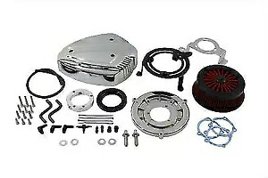 V-Twin サイレン エア クリーナー アセンブリ クローム 34-1528 V-Twin Siren Air Cleaner Assembly Chrome 34-1528 【並行輸入品】